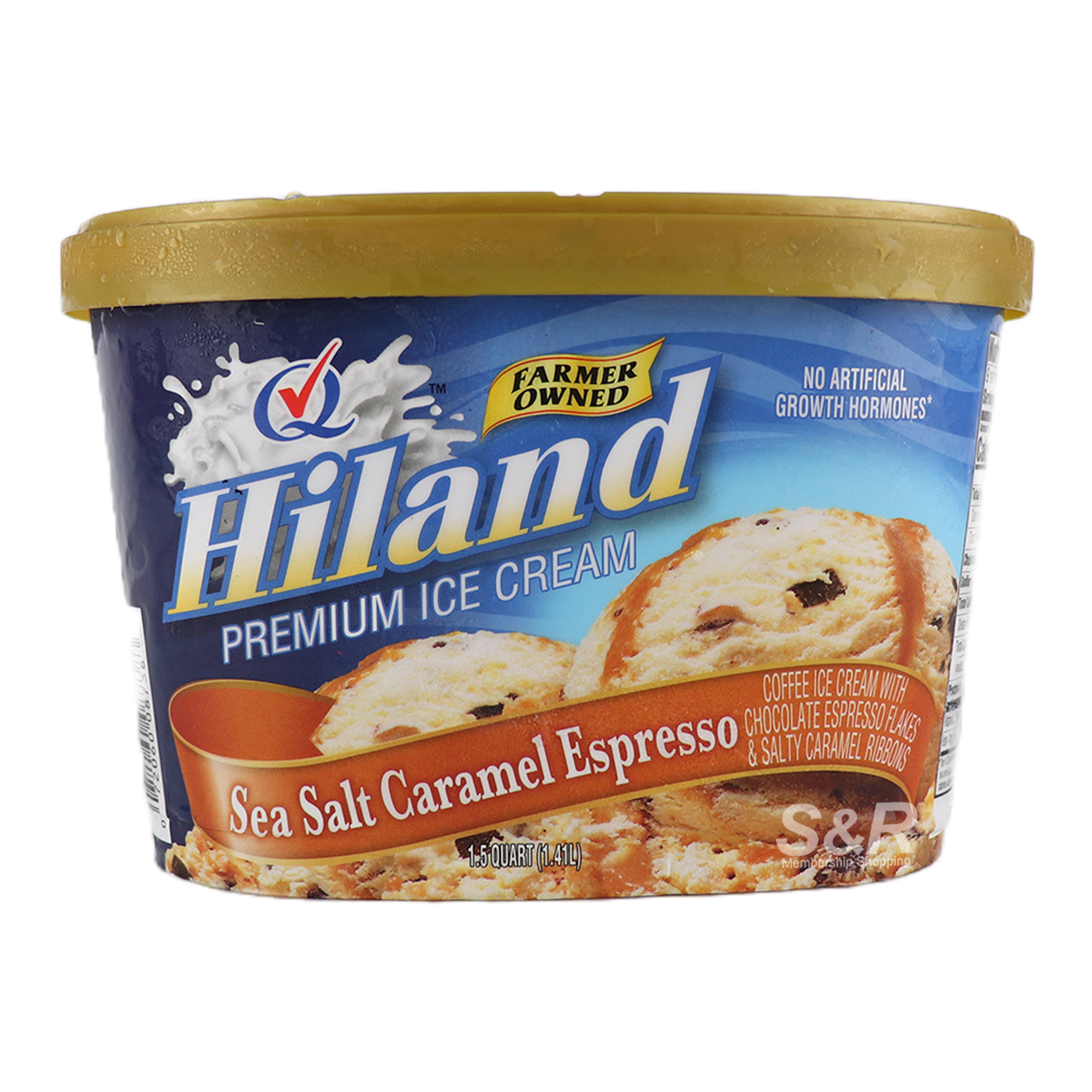 Hiland Sea Salt Caramel Espresso Ice Cream 1.41L